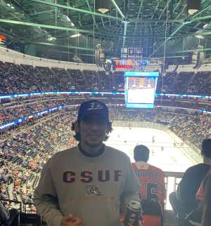 Cesar attended Anaheim Ducks - NHL on Apr 3rd 2022 via VetTix 