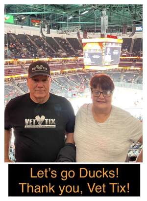 bob attended Anaheim Ducks - NHL on Apr 6th 2022 via VetTix 