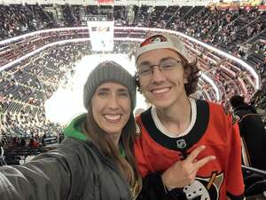 Kristen attended Anaheim Ducks - NHL vs Columbus Blue Jackets on Apr 17th 2022 via VetTix 