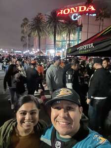Mel Z. attended Anaheim Ducks - NHL vs Los Angeles Kings on Apr 19th 2022 via VetTix 