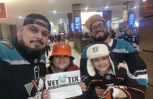 Christopher attended Anaheim Ducks - NHL vs St. Louis Blues on Apr 24th 2022 via VetTix 