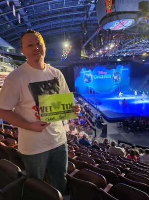 John attended Disney on Ice Presents Mickey's Search Party on Oct 21st 2021 via VetTix 