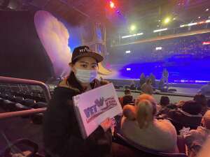 Mango attended Disney on Ice 2021: Dream Big on Oct 28th 2021 via VetTix 