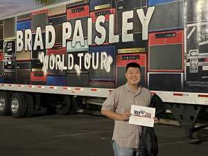 Don attended Brad Paisley Tour 2021 on Oct 2nd 2021 via VetTix 