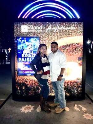 edwin flores attended Brad Paisley Tour 2021 on Oct 2nd 2021 via VetTix 