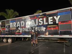 SM attended Brad Paisley Tour 2021 on Oct 2nd 2021 via VetTix 