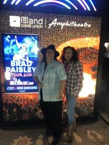 crys attended Brad Paisley Tour 2021 on Oct 2nd 2021 via VetTix 