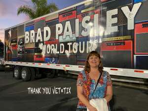 ArtS attended Brad Paisley Tour 2021 on Oct 2nd 2021 via VetTix 