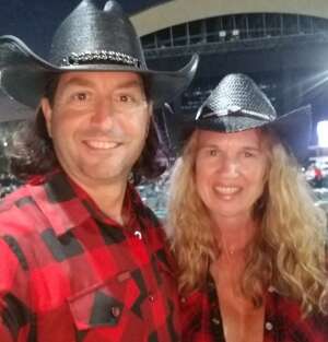 Josh and Cindie attended Brad Paisley Tour 2021 on Oct 2nd 2021 via VetTix 