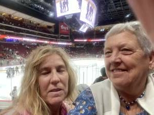 Laura  attended Arizona Coyotes vs. Anaheim Ducks - NHL on Oct 2nd 2021 via VetTix 