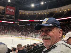Bill  attended Arizona Coyotes vs. Anaheim Ducks - NHL on Oct 2nd 2021 via VetTix 