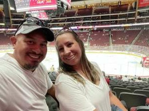 J montano attended Arizona Coyotes vs. Anaheim Ducks - NHL on Oct 2nd 2021 via VetTix 