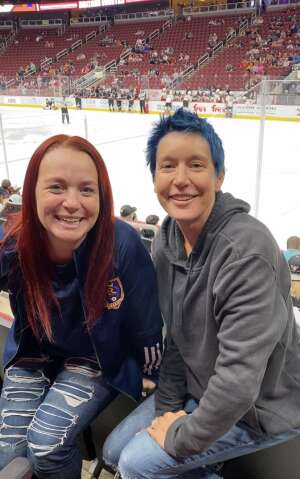 Lori attended Arizona Coyotes vs. Anaheim Ducks - NHL on Oct 2nd 2021 via VetTix 