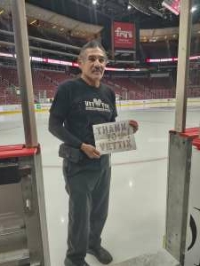 Leo Martinez attended Arizona Coyotes vs. Anaheim Ducks - NHL on Oct 2nd 2021 via VetTix 