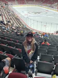Justin Wheeler attended Arizona Coyotes vs. Anaheim Ducks - NHL on Oct 2nd 2021 via VetTix 
