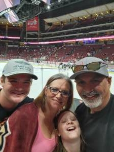 Dan attended Arizona Coyotes vs. Anaheim Ducks - NHL on Oct 2nd 2021 via VetTix 