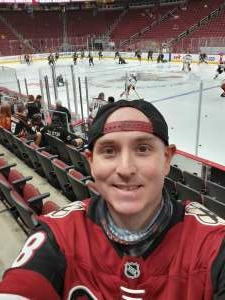 Tyler C attended Arizona Coyotes vs. Anaheim Ducks - NHL on Oct 2nd 2021 via VetTix 