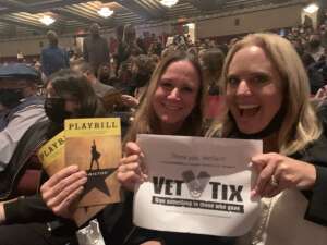 Jill Schulman attended Hamilton (touring) on Sep 28th 2021 via VetTix 