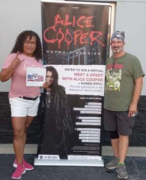 Renee Minnefield-Black attended Alice Cooper With Special Guest Ace Frehley on Oct 11th 2021 via VetTix 