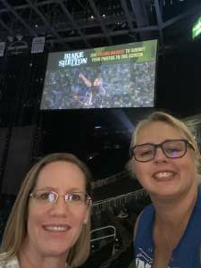 Lora attended Blake Shelton: Friends and Heroes 2021 on Oct 2nd 2021 via VetTix 