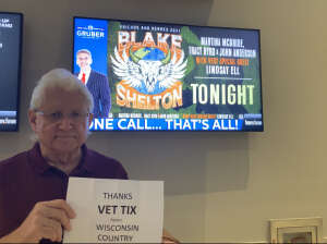 Thank you! attended Blake Shelton: Friends and Heroes 2021 on Oct 2nd 2021 via VetTix 