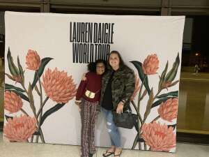 Lawson Family attended Lauren Daigle on Oct 8th 2021 via VetTix 