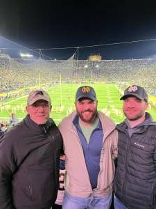 Mitch attended Notre Dame vs. USC - NCAA Football on Oct 23rd 2021 via VetTix 