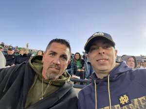 Larry attended Notre Dame vs. USC - NCAA Football on Oct 23rd 2021 via VetTix 