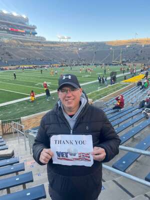 Eric Weis attended Notre Dame vs. USC - NCAA Football on Oct 23rd 2021 via VetTix 