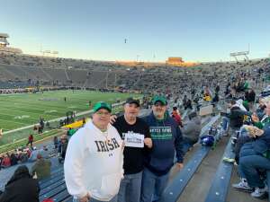 Jerry attended Notre Dame vs. USC - NCAA Football on Oct 23rd 2021 via VetTix 