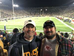 Anthony Lee attended Notre Dame vs. USC - NCAA Football on Oct 23rd 2021 via VetTix 