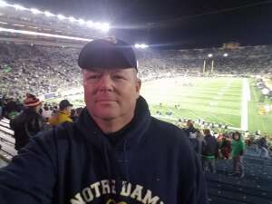Jon Stiner  attended Notre Dame vs. USC - NCAA Football on Oct 23rd 2021 via VetTix 