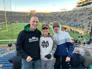 Randy attended Notre Dame vs. USC - NCAA Football on Oct 23rd 2021 via VetTix 