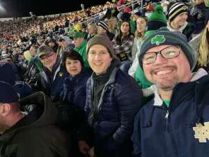 Nick and Family attended Notre Dame vs. USC - NCAA Football on Oct 23rd 2021 via VetTix 