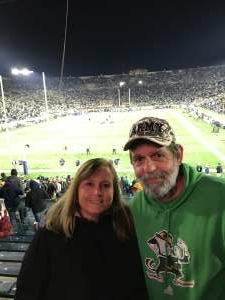 Tim attended Notre Dame vs. USC - NCAA Football on Oct 23rd 2021 via VetTix 