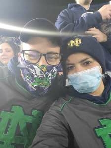 Jae attended Notre Dame Fighting Irish vs. North Carolina - NCAA Football on Oct 30th 2021 via VetTix 