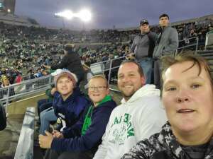 Michael Troup attended Notre Dame Fighting Irish vs. North Carolina - NCAA Football on Oct 30th 2021 via VetTix 