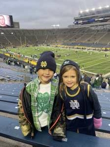 Ryan Nolan  attended Notre Dame Fighting Irish vs. North Carolina - NCAA Football on Oct 30th 2021 via VetTix 