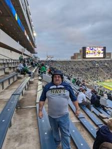 Bill attended Notre Dame Fighting Irish vs. North Carolina - NCAA Football on Oct 30th 2021 via VetTix 