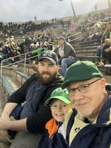 Ron attended Notre Dame Fighting Irish vs. North Carolina - NCAA Football on Oct 30th 2021 via VetTix 