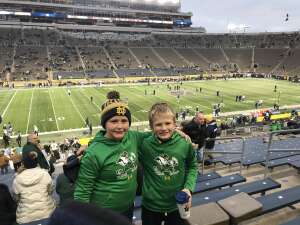 Mike attended Notre Dame Fighting Irish vs. North Carolina - NCAA Football on Oct 30th 2021 via VetTix 