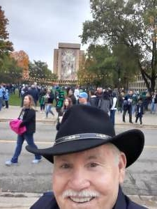 Chip walder attended Notre Dame Fighting Irish vs. North Carolina - NCAA Football on Oct 30th 2021 via VetTix 
