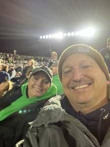 Joey attended Notre Dame Fighting Irish vs. North Carolina - NCAA Football on Oct 30th 2021 via VetTix 