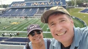 Chip attended Navy Midshipman vs. SMU Mustangs - NCAA Football on Oct 9th 2021 via VetTix 