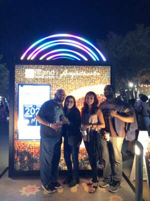 Dave attended Maroon 5 on Oct 5th 2021 via VetTix 