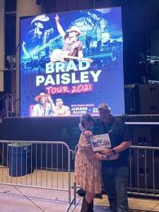Richard attended Brad Paisley Tour 2021 on Oct 8th 2021 via VetTix 