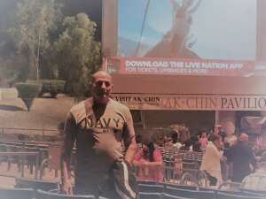 Gary and Karen attended Brad Paisley Tour 2021 on Oct 8th 2021 via VetTix 