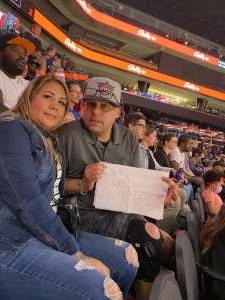 Héctor Ortiz  attended WNBA Playoffs Semifinals Game 4 Mercury vs. Aces on Oct 6th 2021 via VetTix 