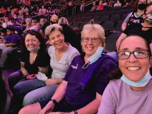 Calista attended WNBA Playoffs Semifinals Game 4 Mercury vs. Aces on Oct 6th 2021 via VetTix 