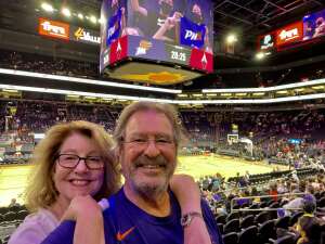 Richie attended WNBA Playoffs Semifinals Game 4 Mercury vs. Aces on Oct 6th 2021 via VetTix 